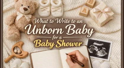 What to Write to an Unborn Baby for a Baby Shower