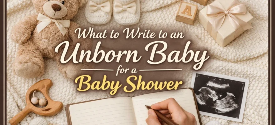 What to Write to an Unborn Baby for a Baby Shower
