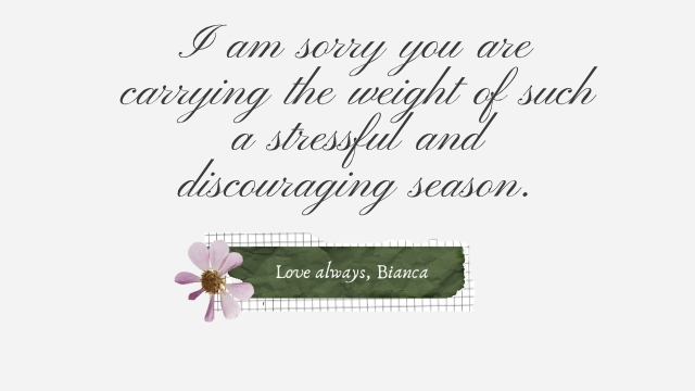 Business Failure Sympathy Card