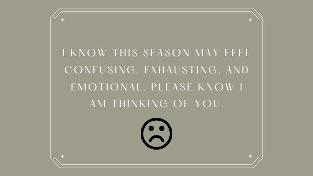 Divorce Sympathy Card