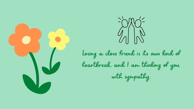 Loss of a Friend Sympathy Card