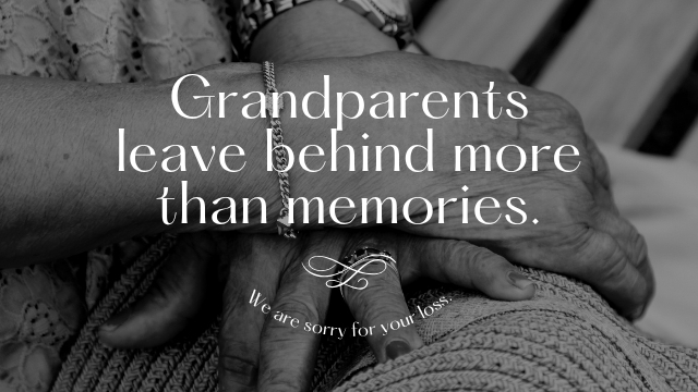 Loss of a Grandparent Sympathy Card