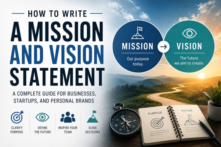 How to Write a Mission and Vision Statement